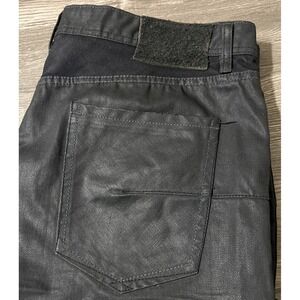 Vintage Akoo No Rivals Canvas Black Shorts 90s Y2K Men's Size 38 (40x12)